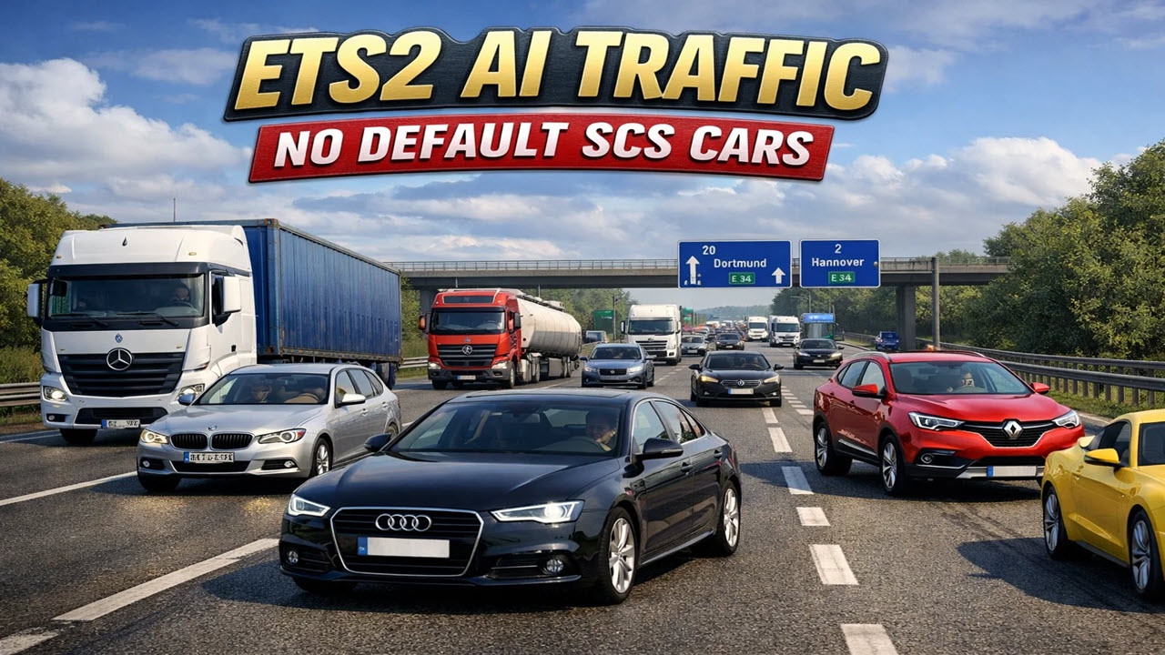 AI Traffic No Default SCS Cars