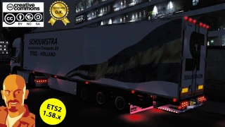 KRONE COOL LINER SCHOWSTRA TRAILERS ETS2 1.58.x 1.58 thumbnail 4