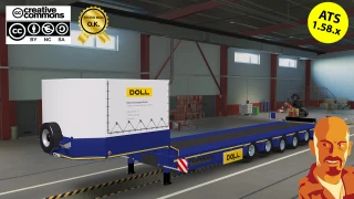 DOLL SPECIAL TRANSPORT TRAILER v4.0 ATS 1.58.x 4.0 thumbnail 2