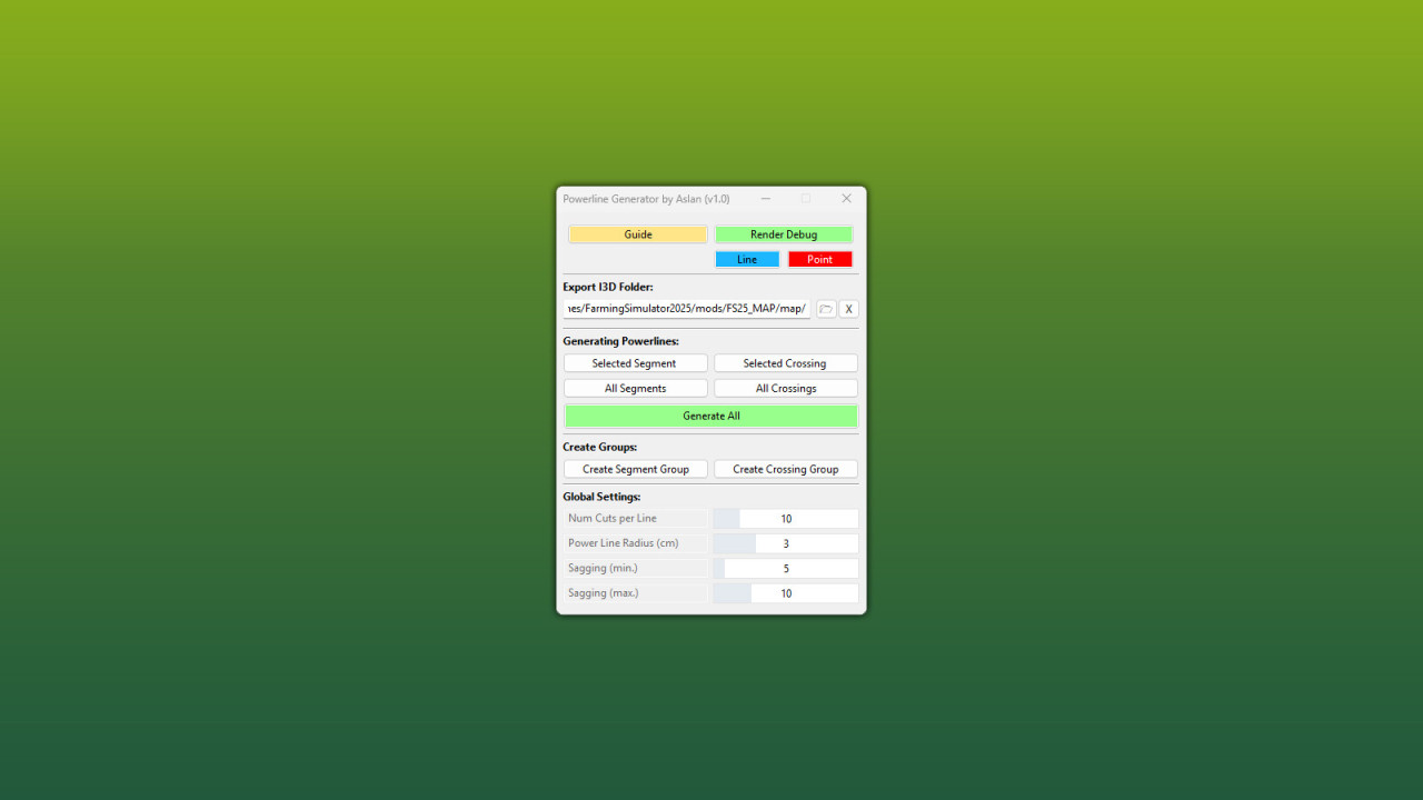 GE10 Script - Powerline Generator (Prefab*)