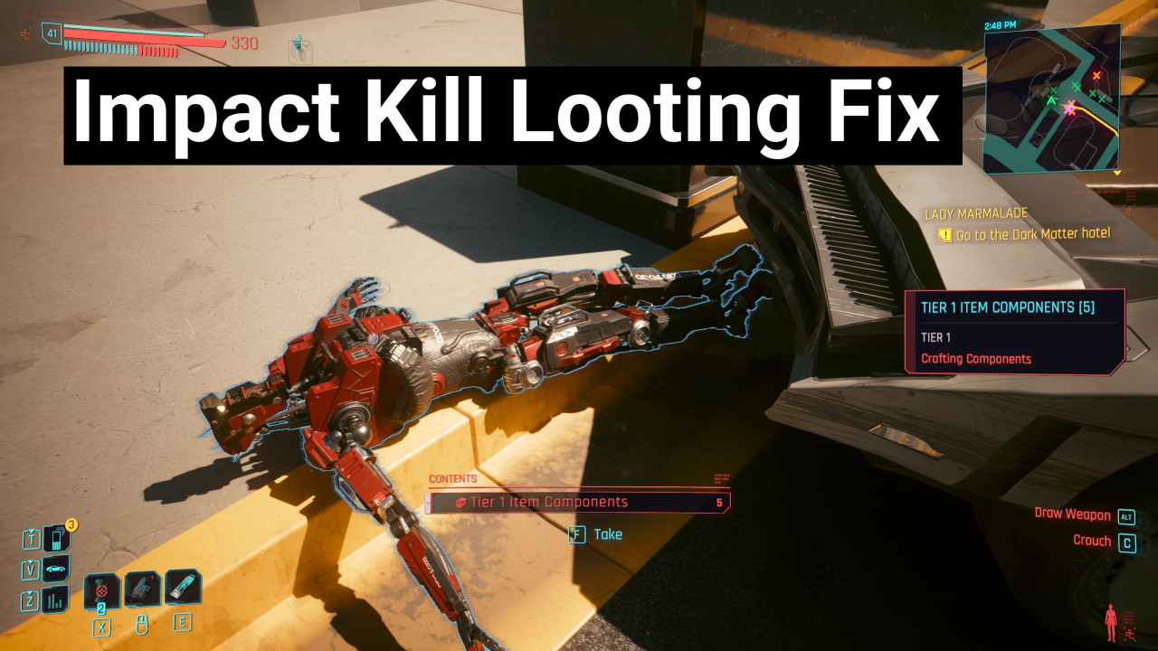 Impact Kill Looting Fix