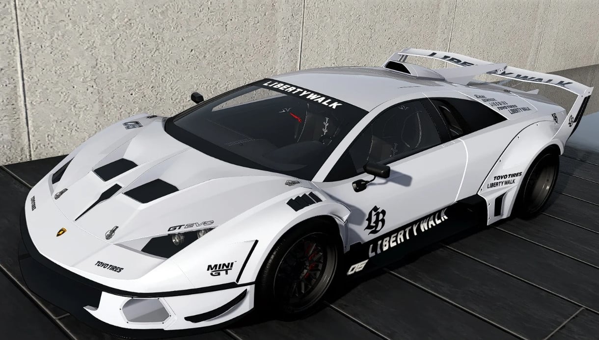 LB-Silhouette WORKS Lamborghini Murcielago GT EVO livery