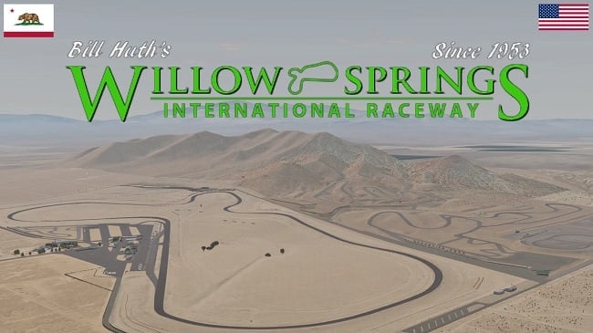 MOD MAP Willow Springs International Raceway, California, USA