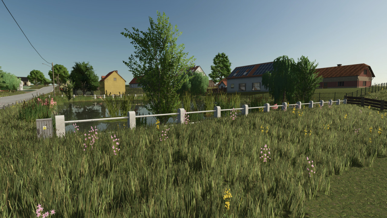 White Plaster Fence (Prefab*)
