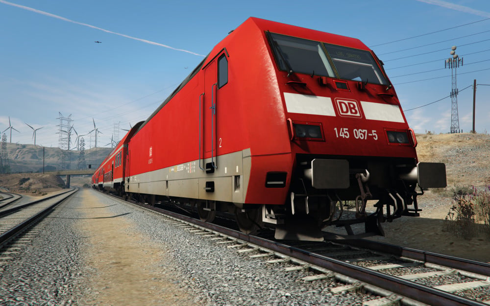 German Railcar (Bombadier Traxx DB BR 145) - Train Mod 🚆