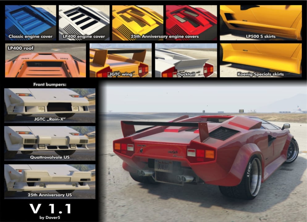 Lamborghini Countach QV/Targa
