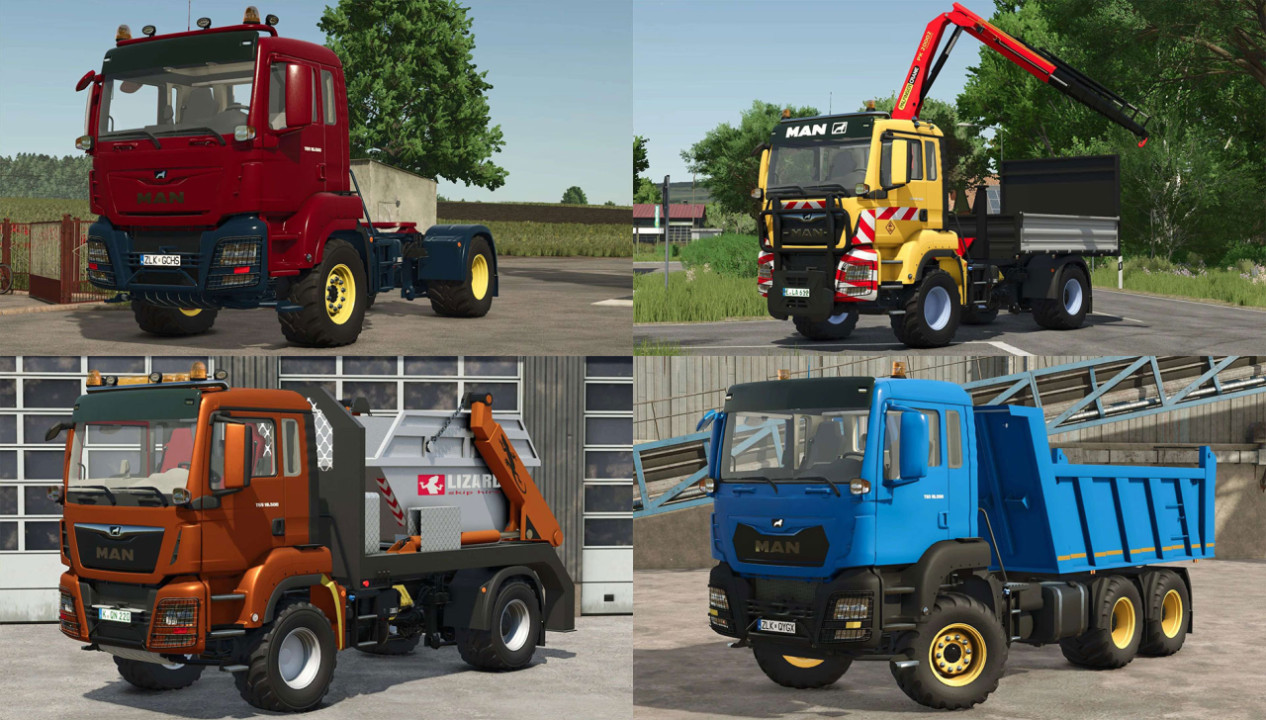 MAN TGS 18.500 Trucks Pack
