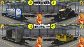 ETNYRE BLACK HAWK LOWBOY TRAILER v1.0 ATS 1.58.x v1.0 thumbnail 2