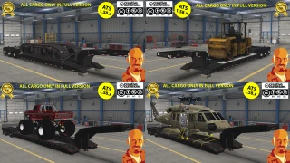 ETNYRE BLACK HAWK LOWBOY TRAILER v1.0 ATS 1.58.x v1.0 thumbnail 4