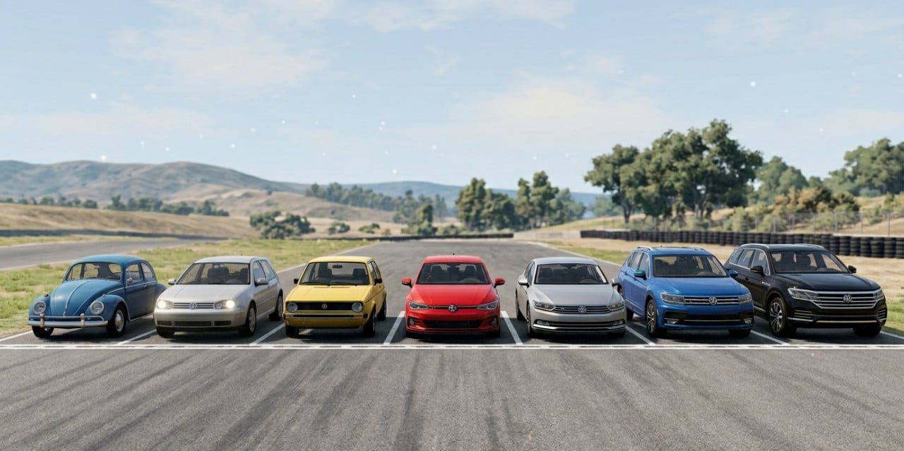 Volkswagen Pack BeamNG 1960-2020