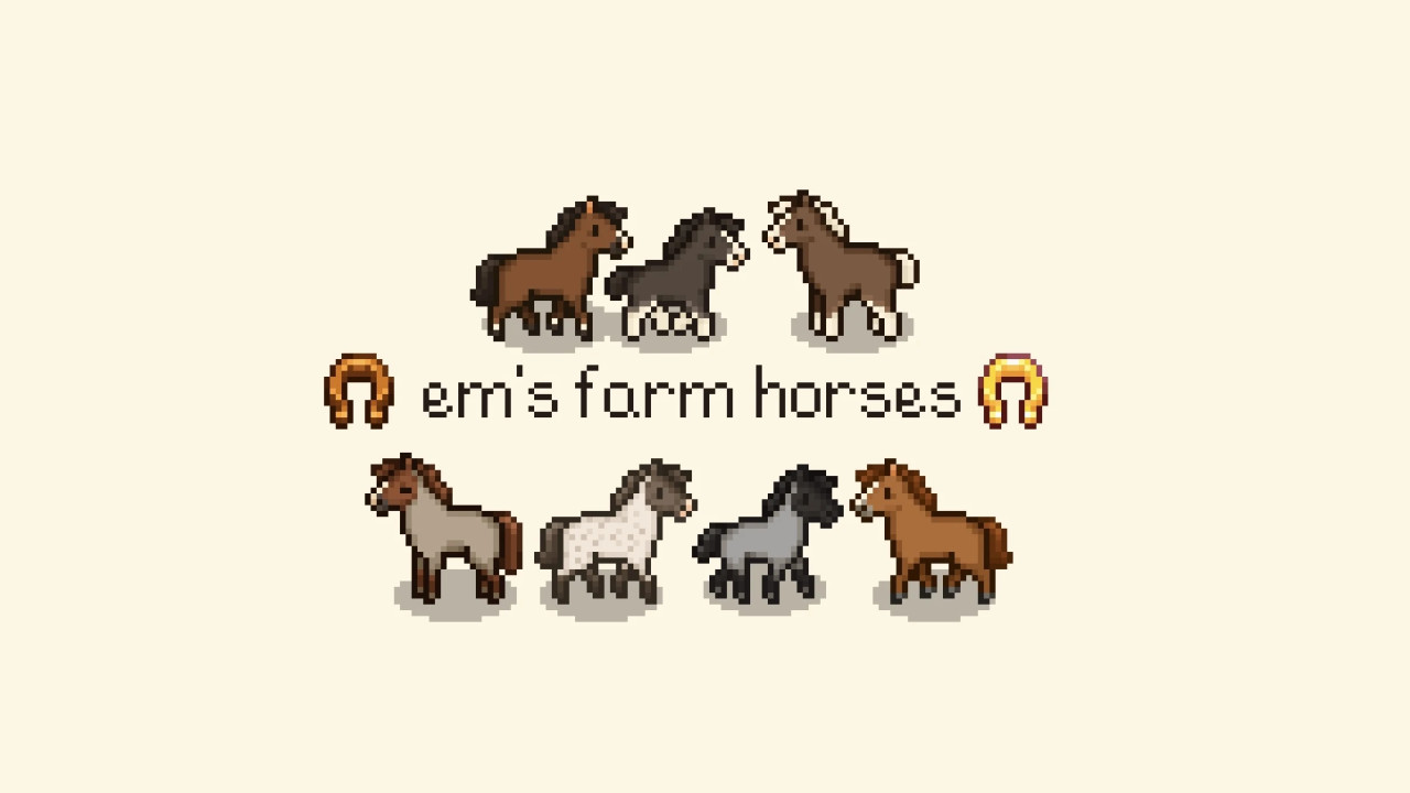 Em's Farm Horses (barn animal)