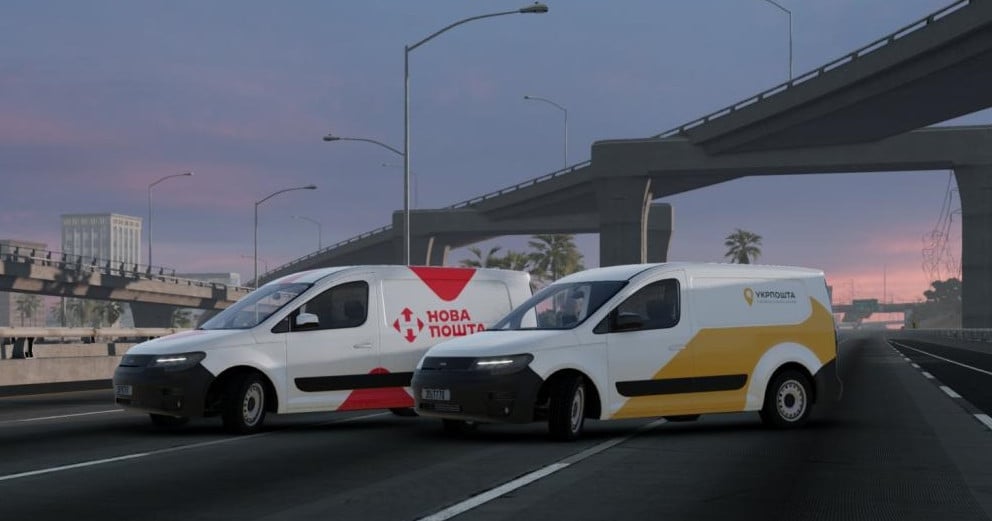 Nova Poshta and Ukrposhta skins for Gavril Scout