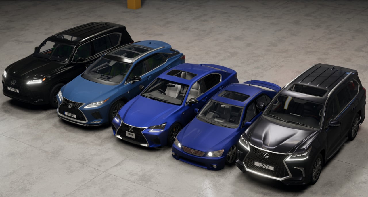 MOD LEXUS CAR PACK