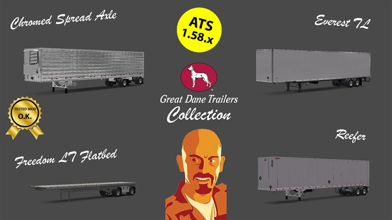 GREAT DANE TRAILERS COLLECTION v3.0 ATS 1.58.x