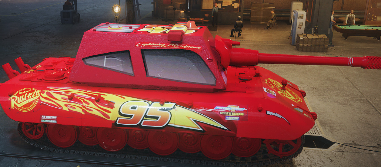 Wot E-100 McQueen skin