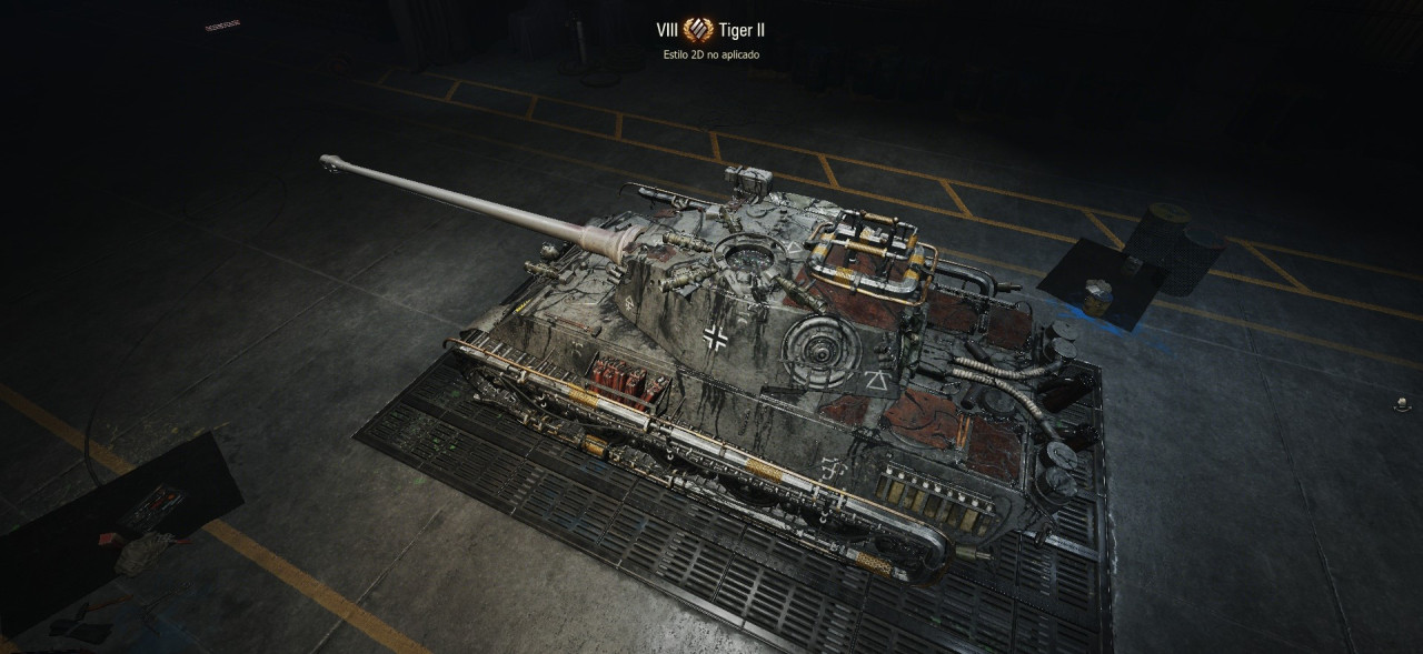 3D skin_ Nox Tenebris for the Tiger II