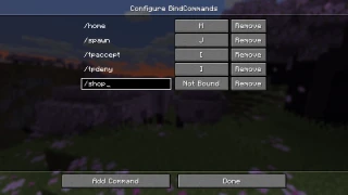 Bind Commands
