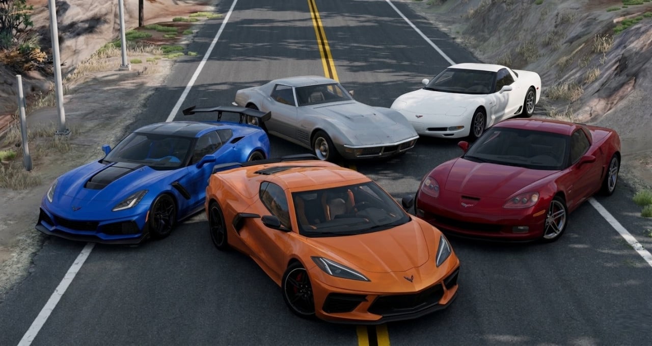 Chevrolet Corvette Pack C3,C6,C7,C8 (Chevy) 1960-2020