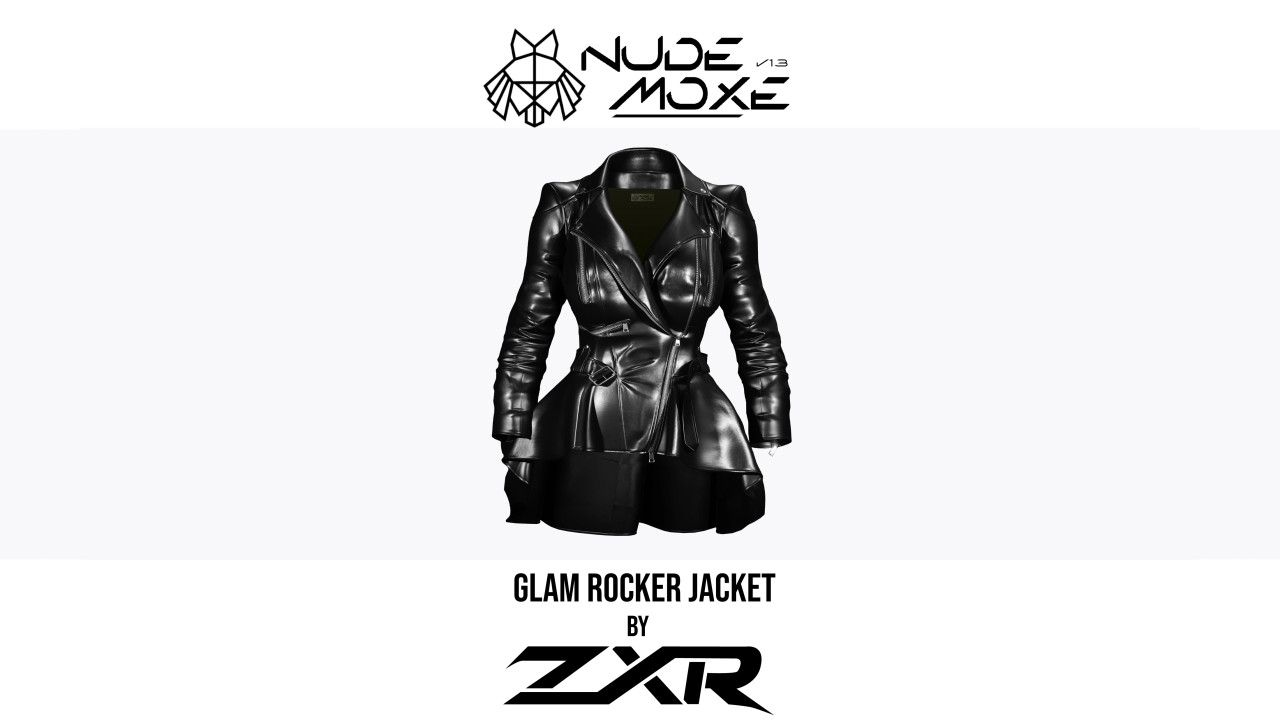 NUDE MOXE x ZXR - GLAM ROCKER JACKET