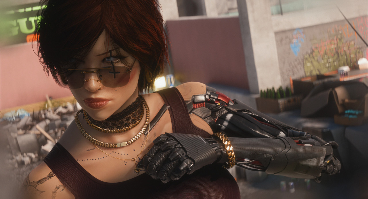 Johnny Silverhand Cyber Arms for Masc and Fem V
