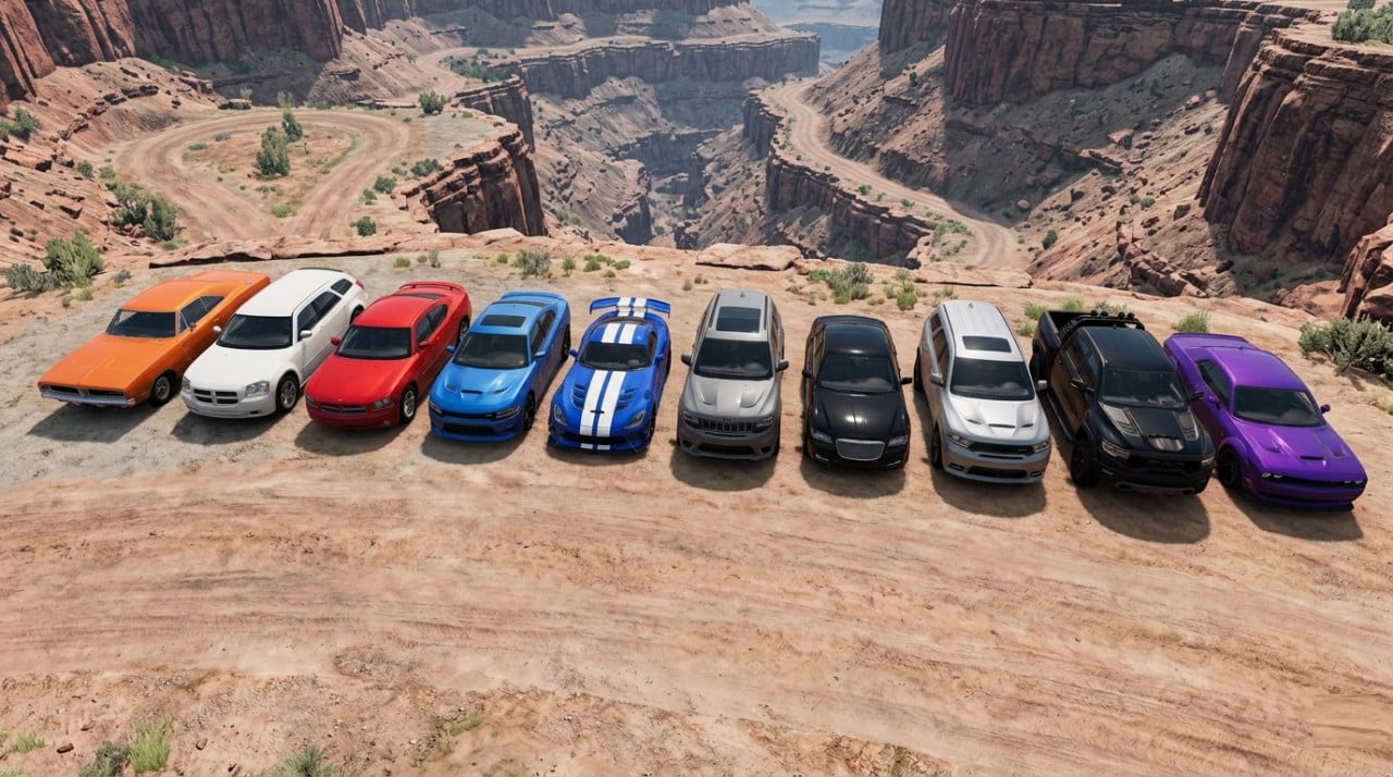 American Mopar Muscle Classic Cars Pack BeamNG