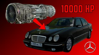 Mercedes-Benz E450 (WITH JET ENGINE)