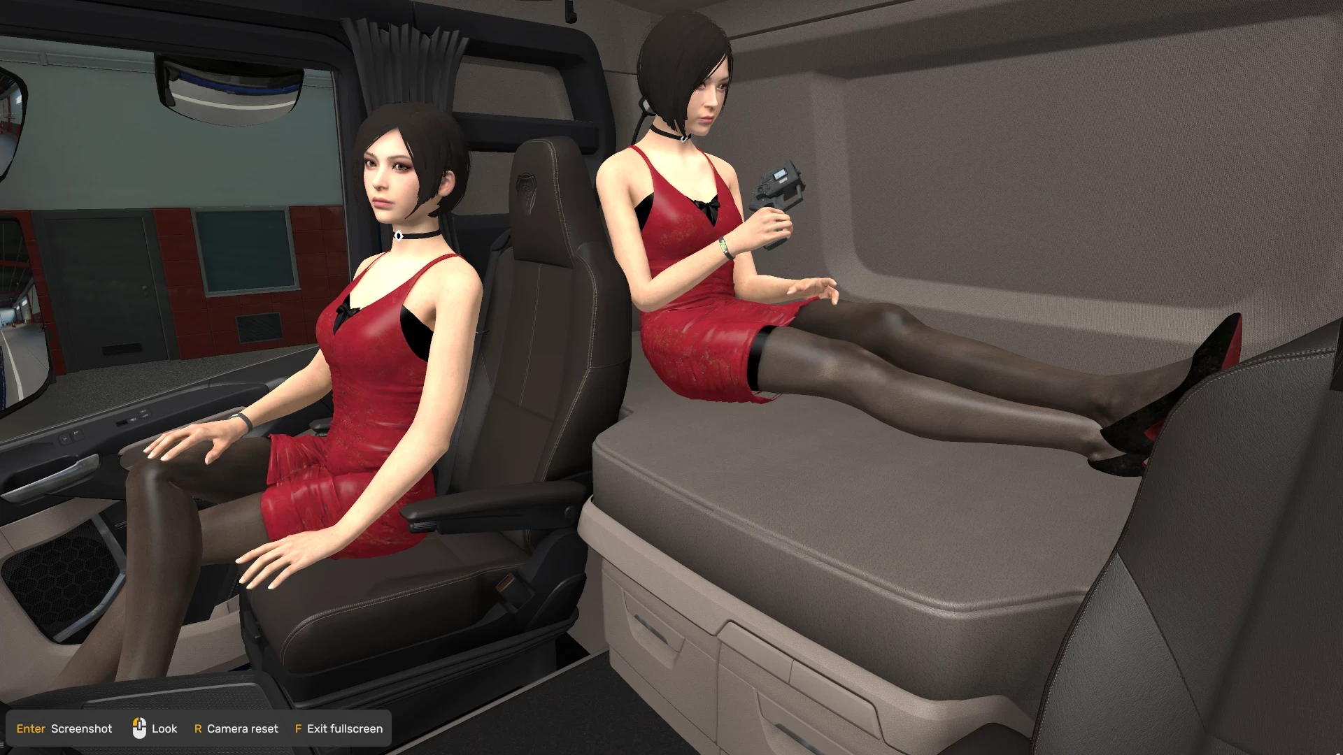 Ada Wong Co-Driver v1.0 thumbnail 6