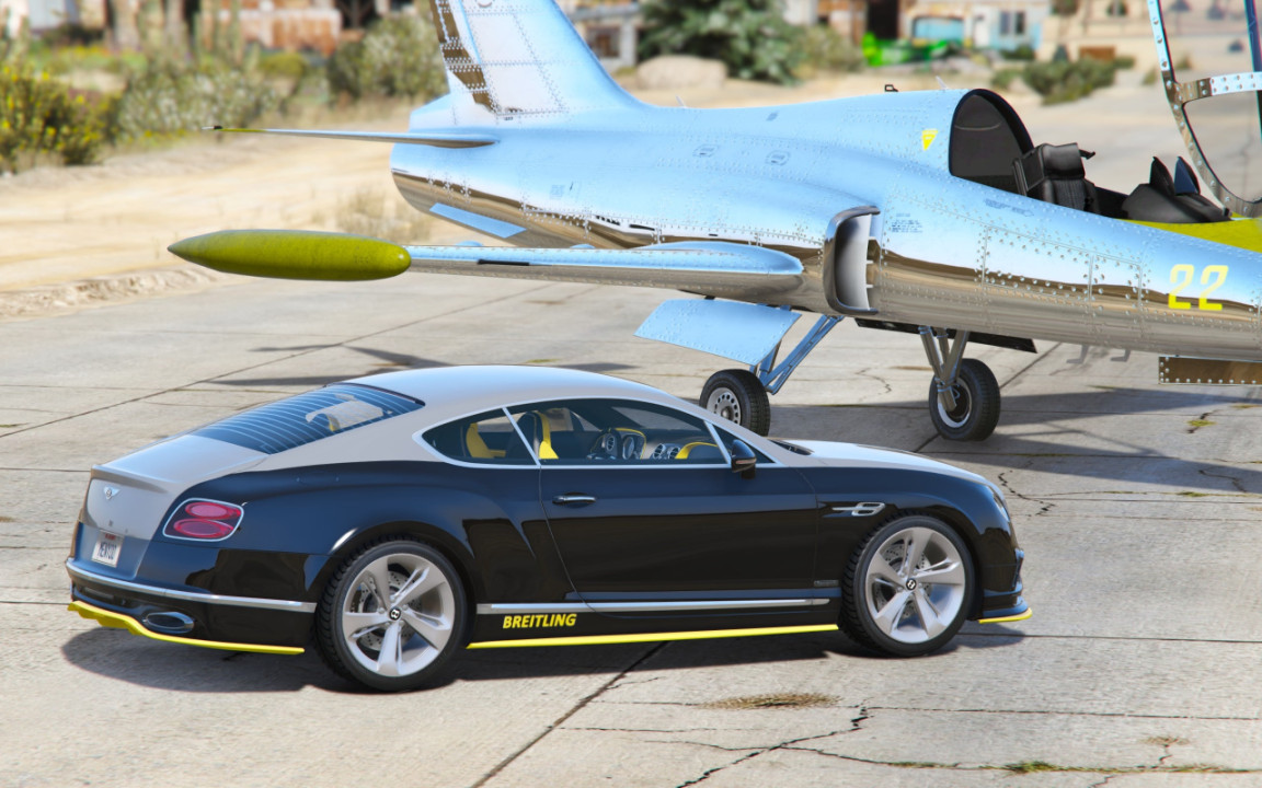 Bentley Continental GT Breitling Jet Team