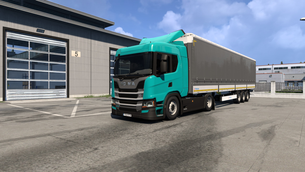 Low deck Chassis for Scania PGRS by Sogard3 Fix