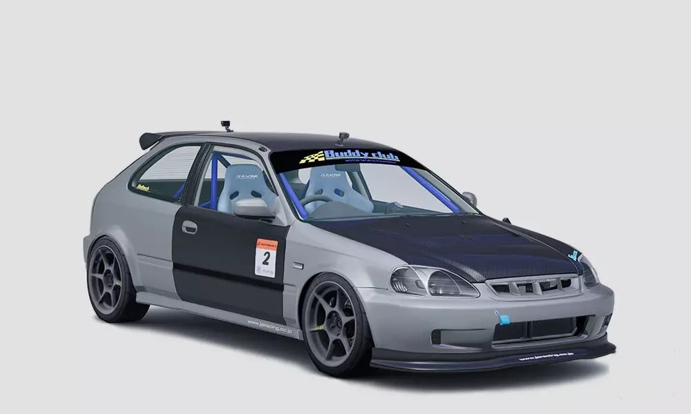 Honda Civic Type R EK9 K20 Swapped HHRC Tuned