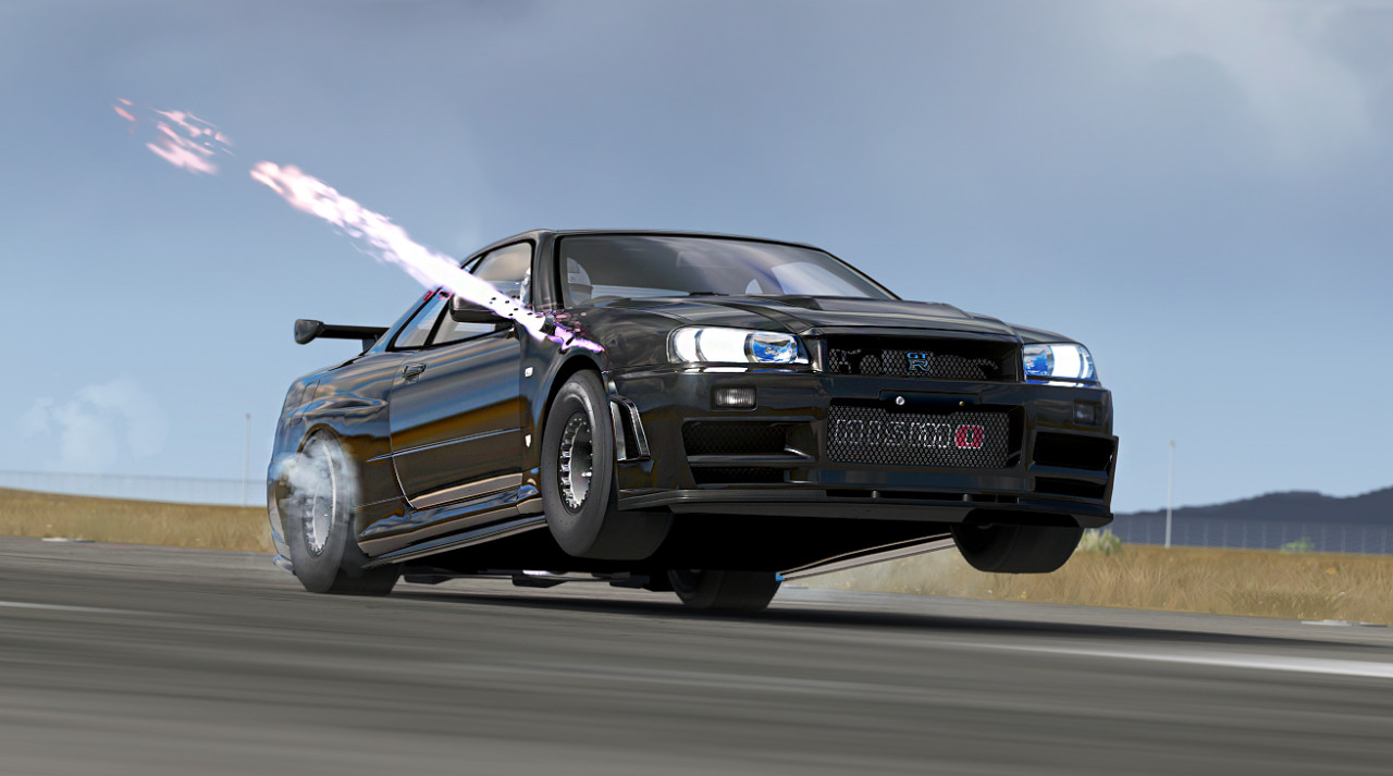 Nissan Skyline GTR R34 V-Spec Drag