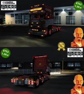 SCANIA 164G 580 P. BJARNE ANDERSEN v2.0 ETS2 1.58-1.59.x 2.0 thumbnail 3