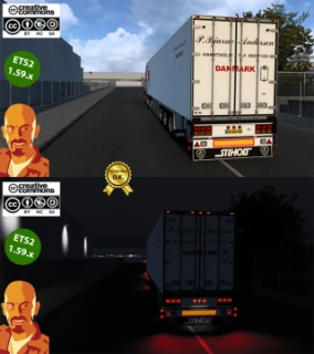 LAMBERET TRAILER P. BJARNE ANDERSEN v2.0 ETS2 1.58-1.59.x 2.0 thumbnail 4