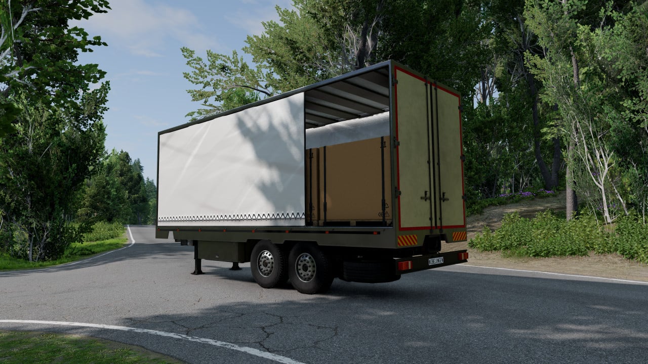 Euro-Style Tandem Trailer