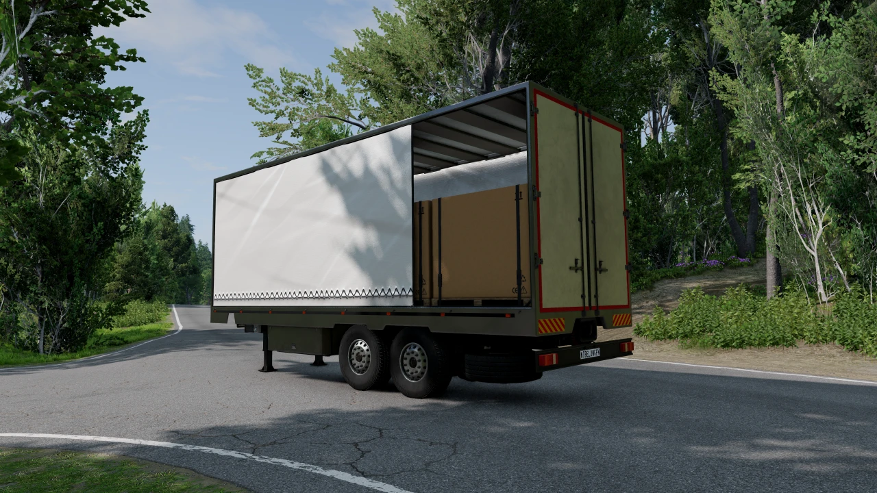 Euro-Style Tandem Trailer