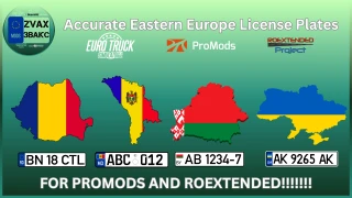 Accurate Eastern Europe License Plates for Roextended x Promods 1.0 thumbnail 11