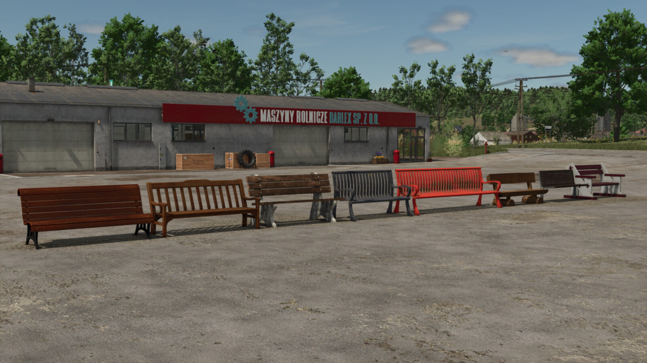 Placeable Benches Pack