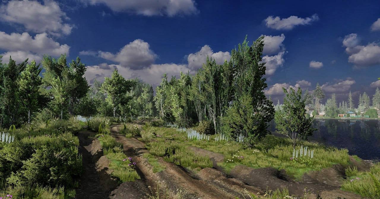MOD Map "House in the Village" v1.0 (0.38.x) FOR BEAMNG.DRIVE