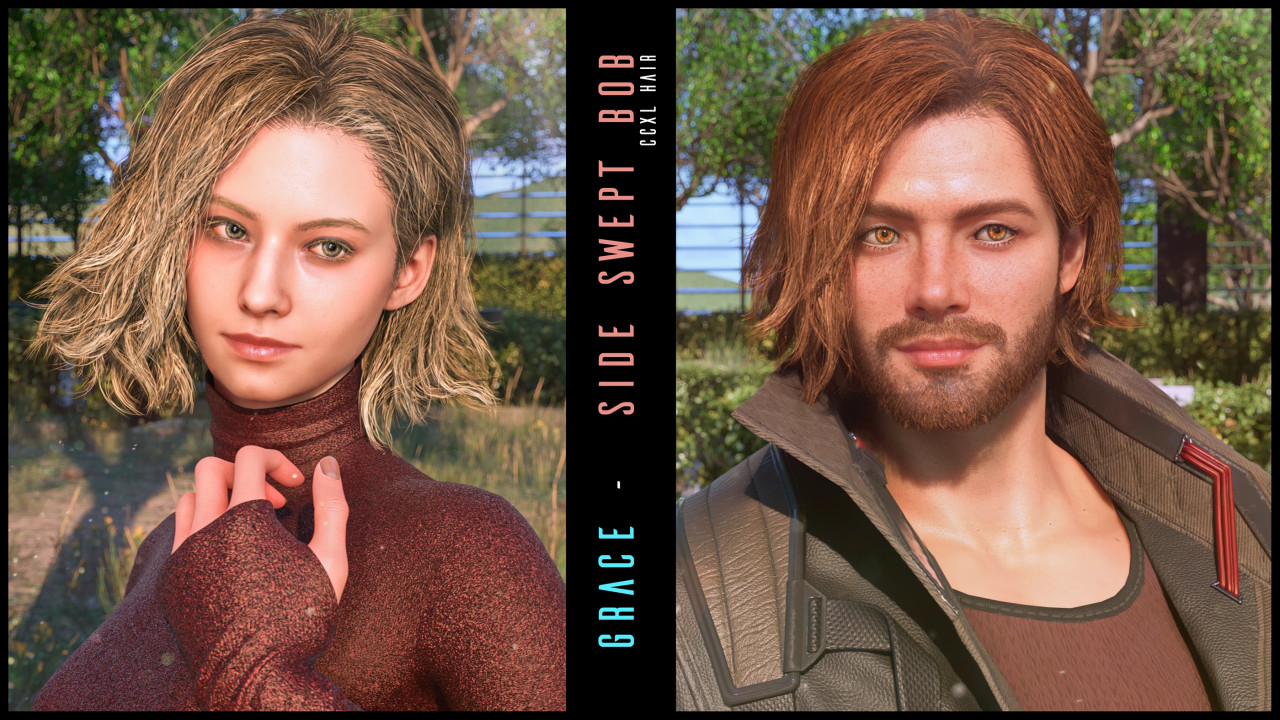 Grace - Side Swept Wavy Bob - CCXL Hair