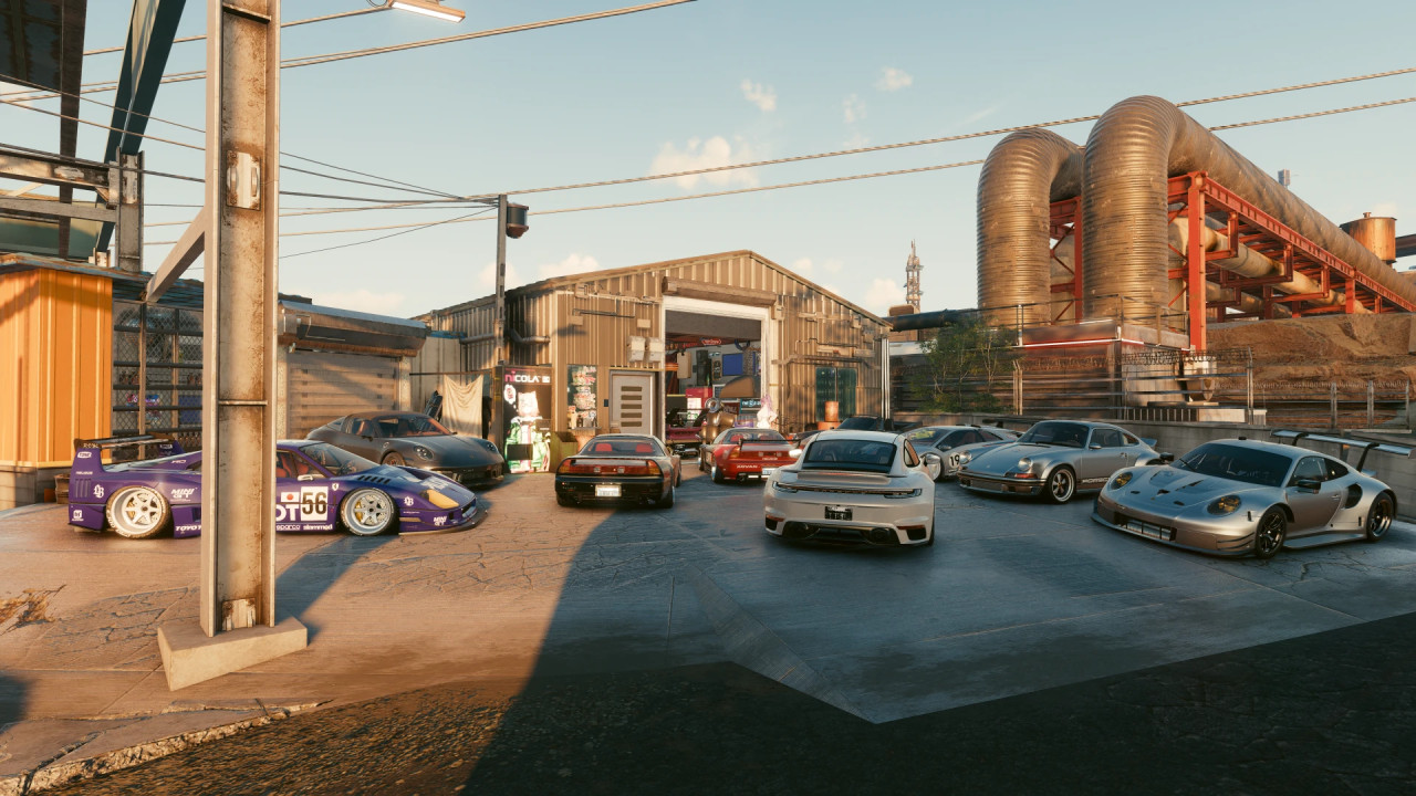 RWB Garage Inspired with apartment house
