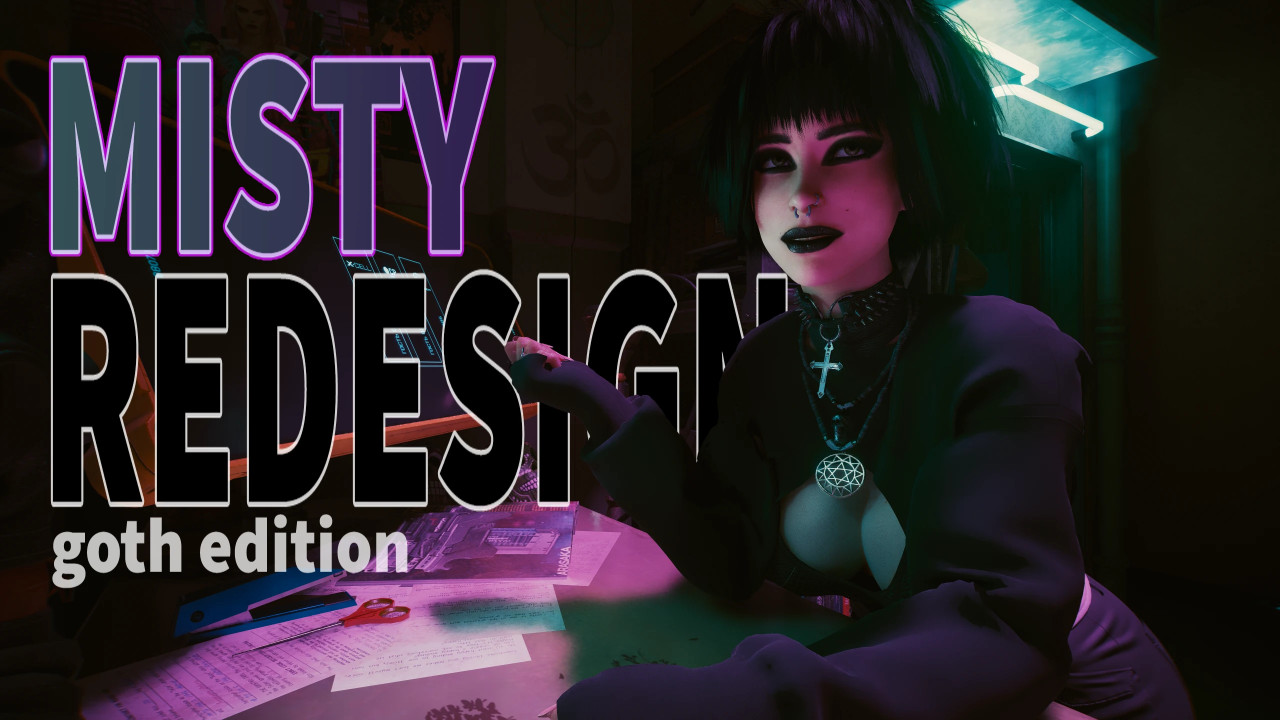 Misty - redesign. Goth Edition.