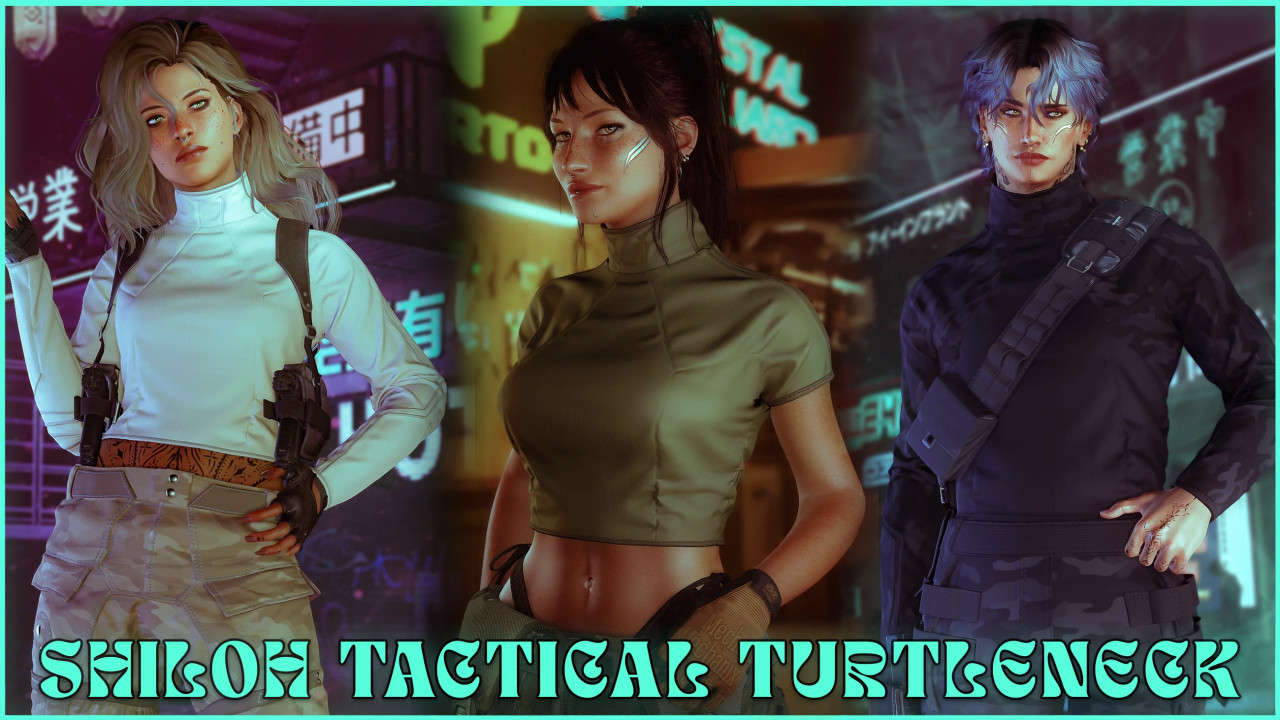 Shiloh Tactical Turtleneck - MV and FV - AXL Clothing
