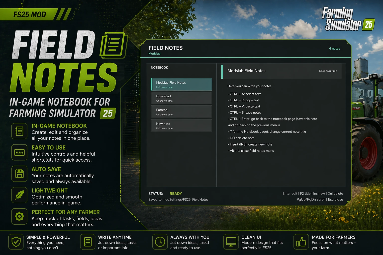 Field Notes 2.0.0.0