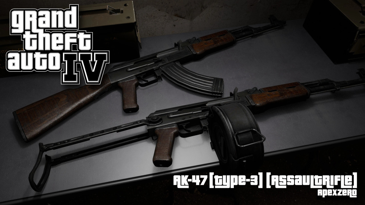 AK47 Type3 Assaultrifle GTA4 Weapon Mod