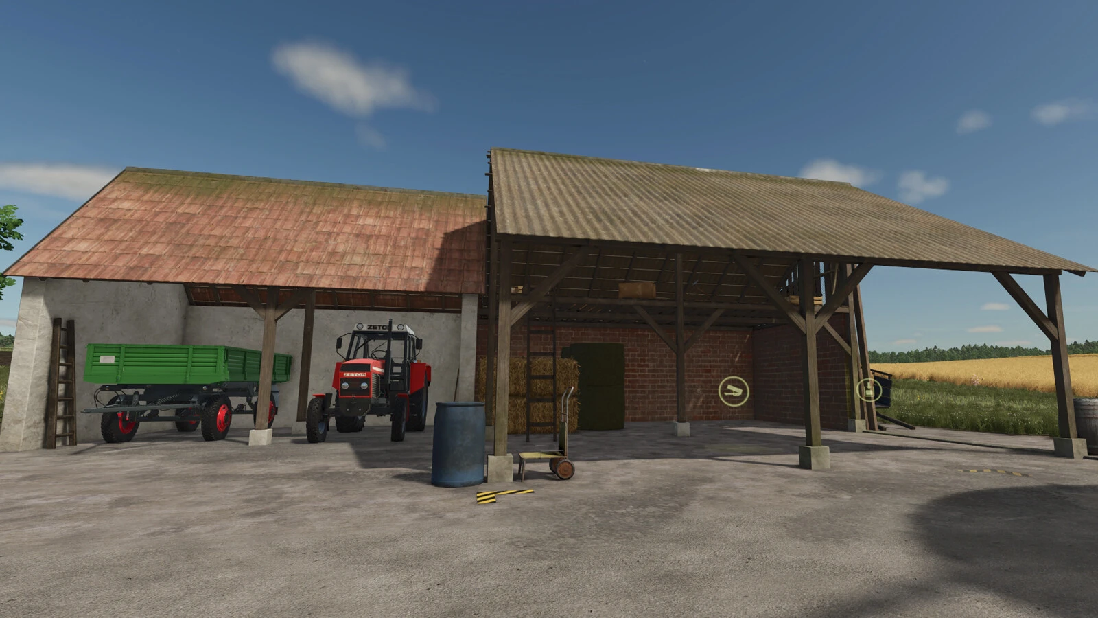 Old Shed With Bale Storage 1.0