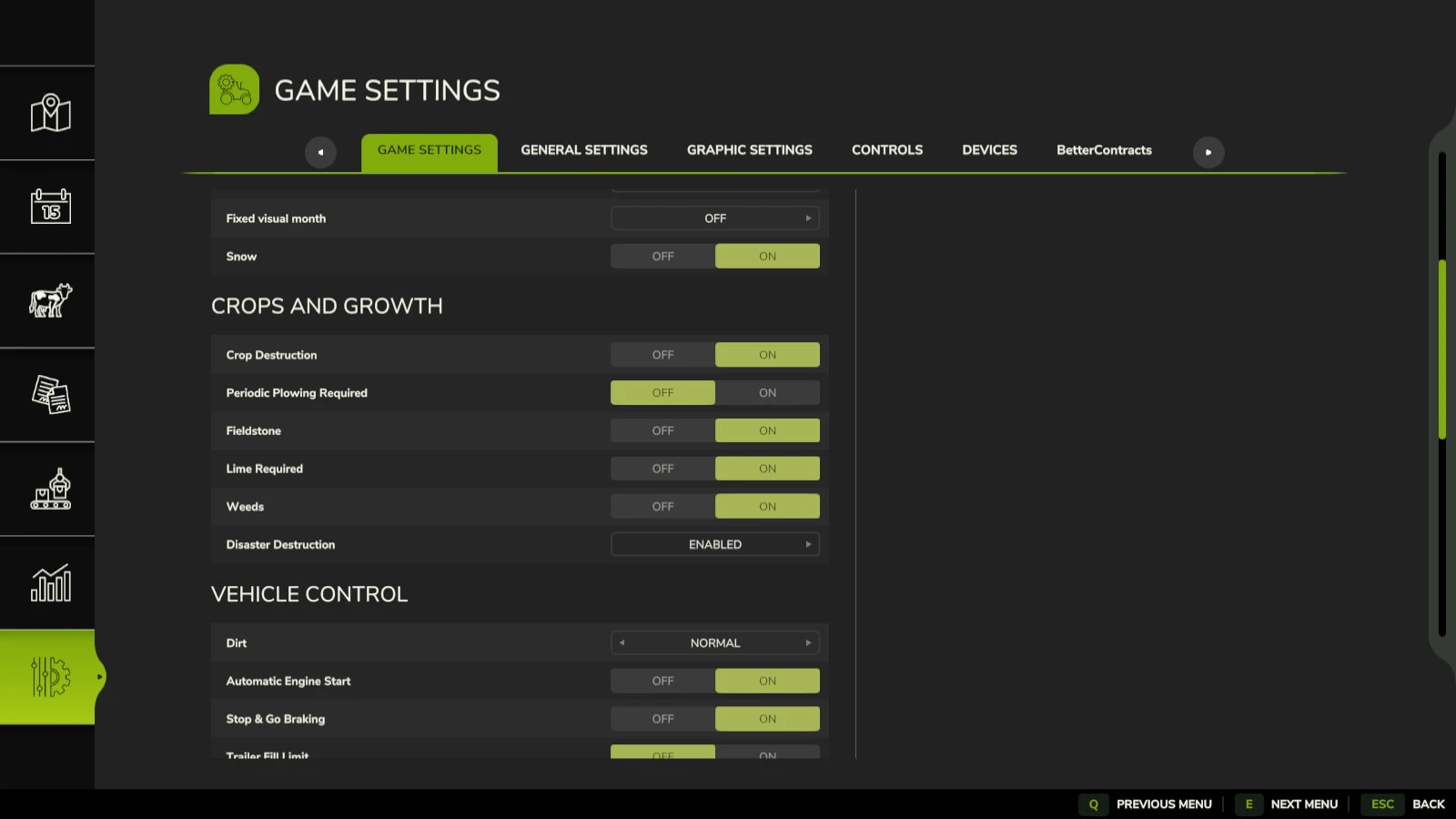 Menu Scroll Memory 1.0
