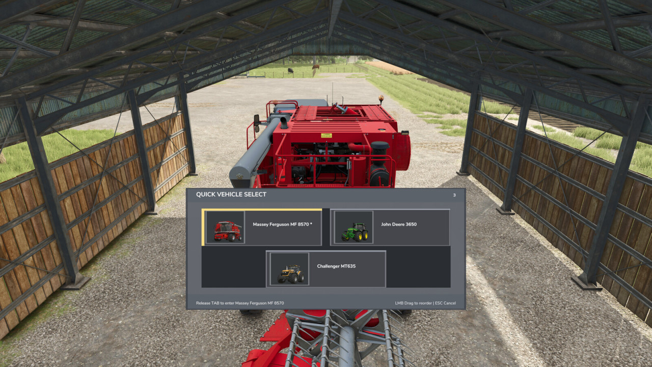 Quick Vehicle Select