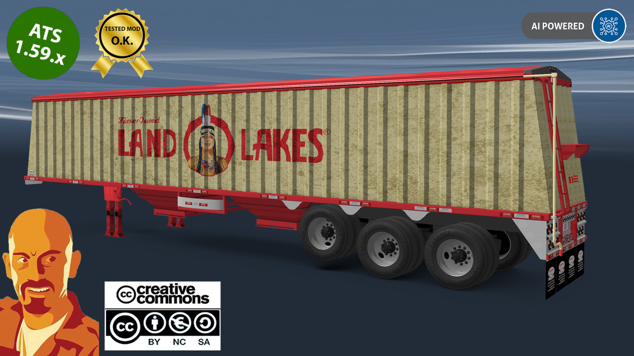 BANENS GRAIN HOPPER TRAILER v2.0 ATS 1.58-1.59.x