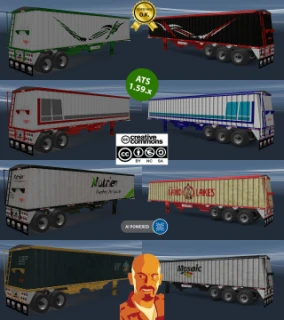 BANENS GRAIN HOPPER TRAILER v2.0 ATS 1.58-1.59.x 2.0 thumbnail 3