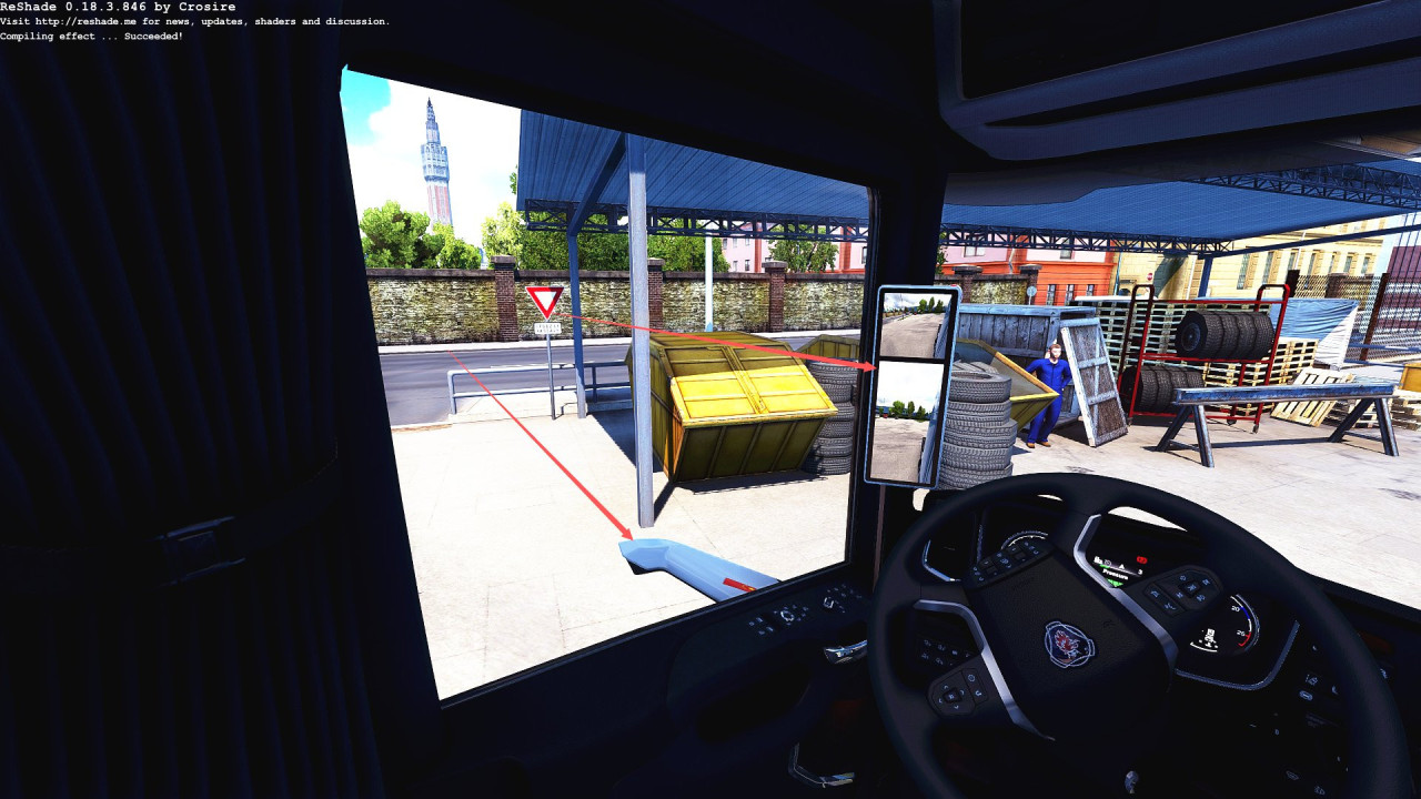 Electronic mirrors